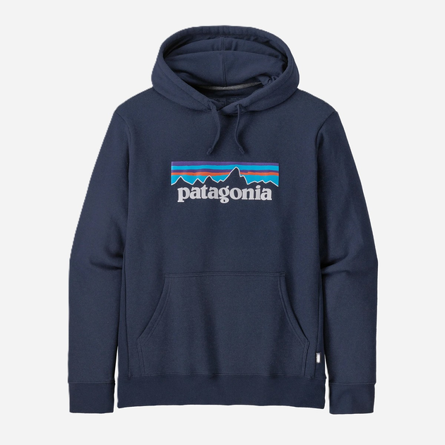 Худі утеплене чоловіче Patagonia P-6 Logo Uprisal Hoody 39622 NENA L Синє (800070209546) - зображення 3