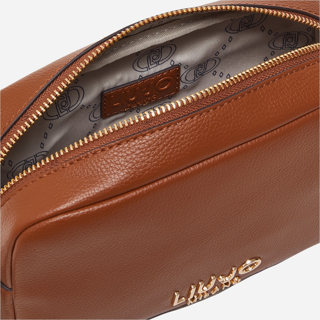 Torebka crossbody damska mała Liu Jo AA5137E0033 X0282 Brązowa (800070348819) - obraz 3