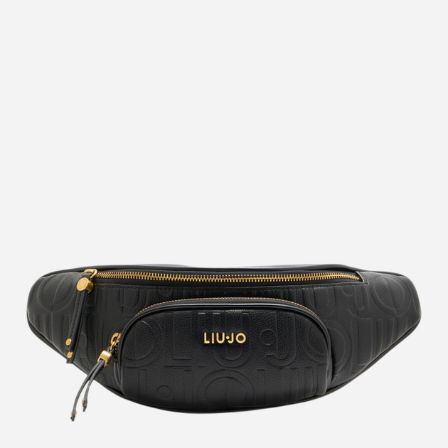Сумка на пояс бананка жіноча зі штучної шкіри Liu Jo AA5162E0538 22222 Чорна (800070348842) - зображення 1