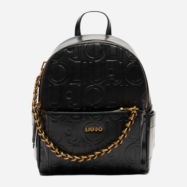 Рюкзак жіночий зі штучної шкіри Liu Jo AA5196E0538 22222 Чорний (800070348845) - зображення 1