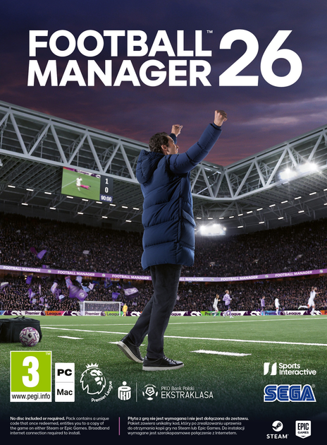 Gra PC Football Manager 26 (Klucz elektroniczny) (5055277056538) - obraz 1