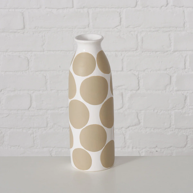 Wazon Boltze Punty ceramiczny w graficzny wzór 28 cm (4066076394296) - obraz 2