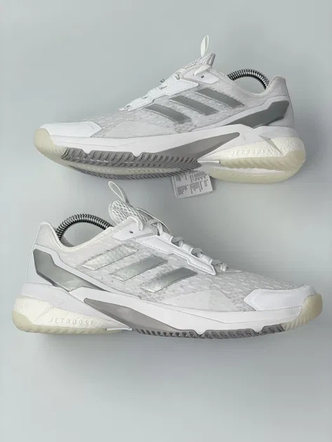 Кроссовки спортивные женские для волейбола в зал Аdidas crazyflight размер 39 1/3 - 24,5 см белые - изображение 5