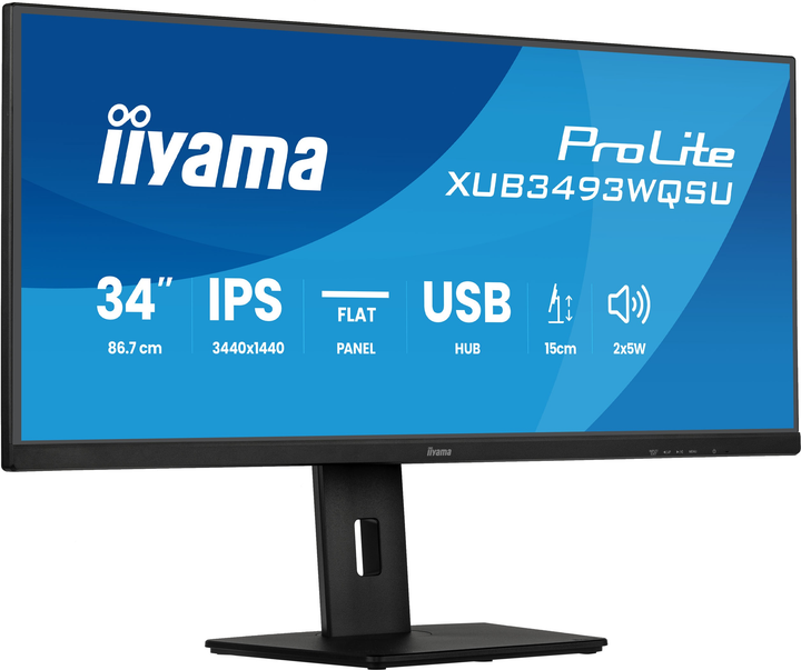 Monitor 34" iiyama ProLite XUB3493WQSU-B6 - obraz 2
