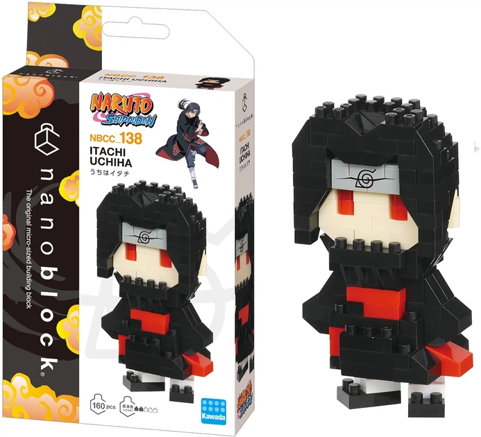 Конструктор Nanoblock Naruto Ітачі 160 деталей NBCC-138 (4972825224250) - зображення 5