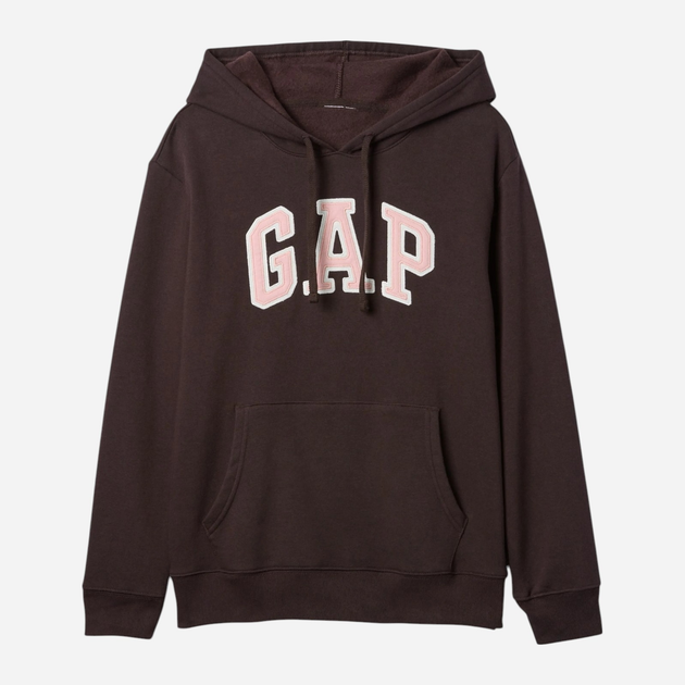Bluza damska z kapturem kangurka GAP 463506-35 XS Brązowa (1200115937331) - obraz 3