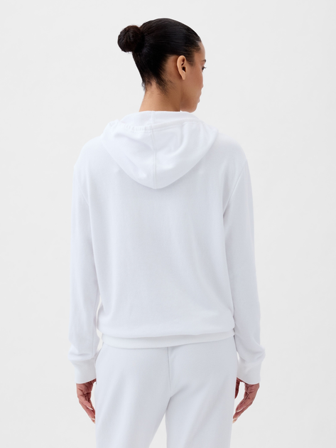 Bluza damska z kapturem kangurka GAP 870537-01 M Biała - obraz 2
