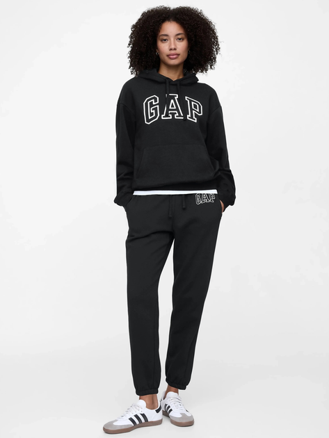 Bluza damska z kapturem kangurka GAP 463506-01 2XL Czarna (1200112707500) - obraz 3