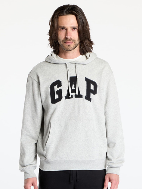 Bluza męska z kapturem kangurka GAP 868453-08 L Szara - obraz 1