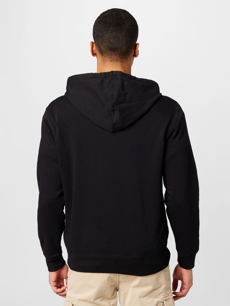 Bluza męska rozpinana streetwear z kapturem GAP 499917-06 L Czarna (1200046477661) - obraz 2