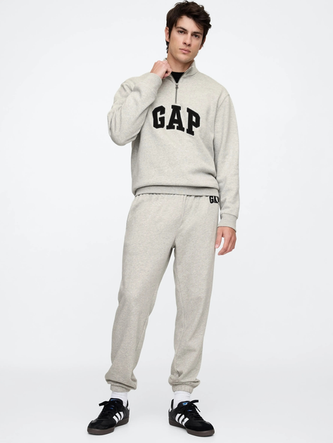 Спортивні штани чоловічі GAP 868463-05 S Світло-сірі (1200138444489) - зображення 3