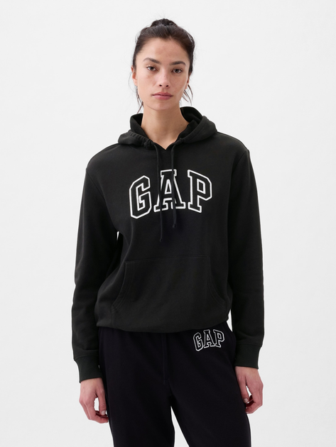Bluza damska z kapturem kangurka GAP 870537-02 M Czarna (1200132691063) - obraz 1