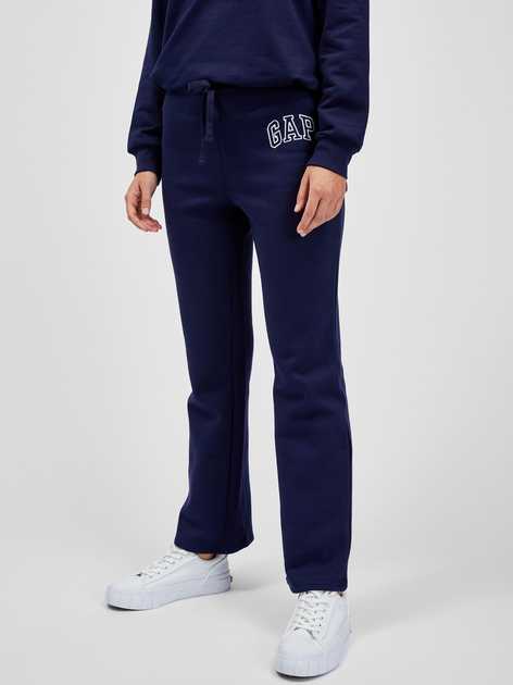 Спортивні штани на флісі жіночі GAP 430369-03 XS-Regular Темно-сині (1200112135297) - зображення 1