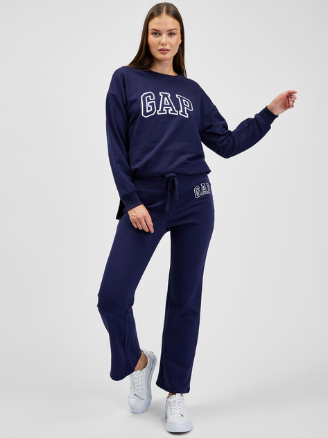 Спортивні штани на флісі жіночі GAP 430369-03 XS-Regular Темно-сині (1200112135297) - зображення 3