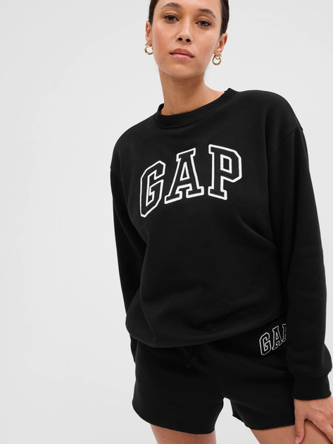Bluza damska bez kaptura polarowa GAP 554936-10 XS Czarna - obraz 1