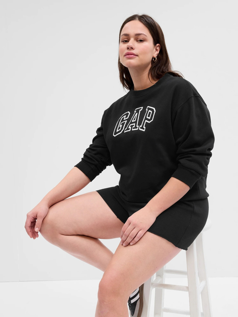 Bluza damska bez kaptura polarowa GAP 554936-10 XS Czarna - obraz 3
