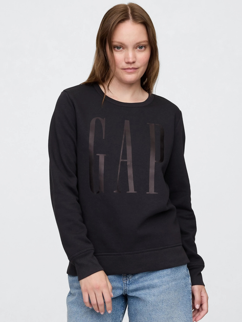 Bluza damska bez kaptura polarowa GAP 800444-08 XS Czarna - obraz 1