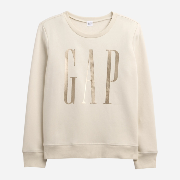Світшот на флісі жіночий GAP 800444-01 L Бежевий (1200146413774) - зображення 4
