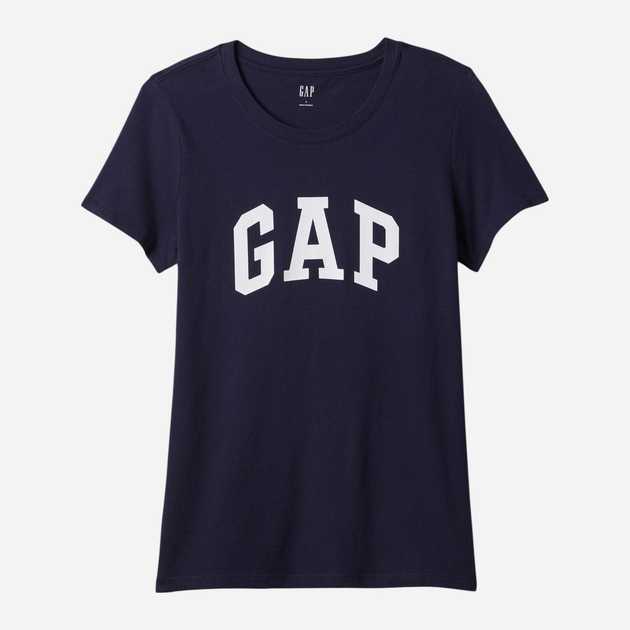 Футболка бавовняна жіноча GAP 729555-00 2XL Темно-синя (1200139319427) - зображення 4