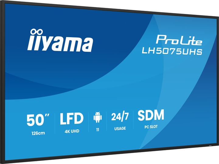 Monitor 50" iiyama ProLite LH5075UHS-B2AG - obraz 3