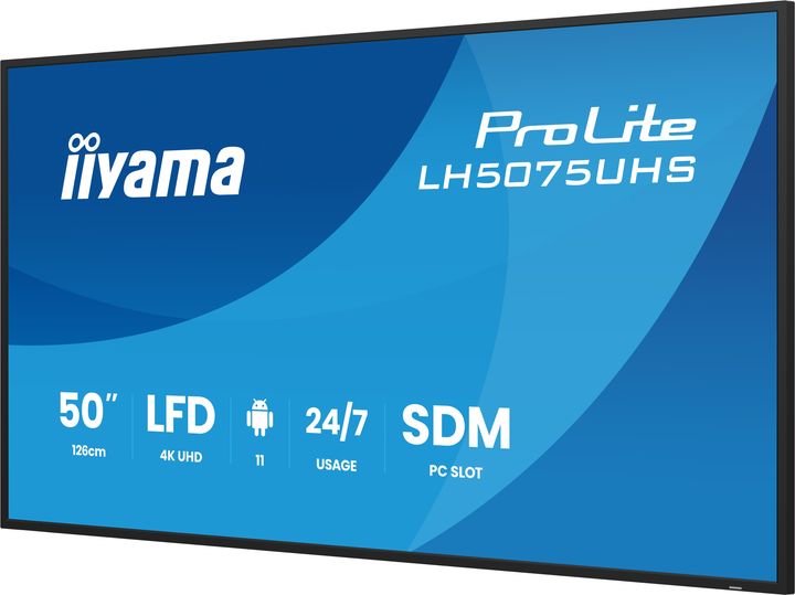 Monitor 50" iiyama ProLite LH5075UHS-B2AG - obraz 6