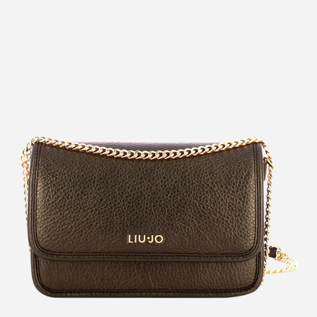 Torebka crossbody damska mała z łańcuszkiem Liu Jo AF5158E0027 04877 Brązowa (800070345562) - obraz 1