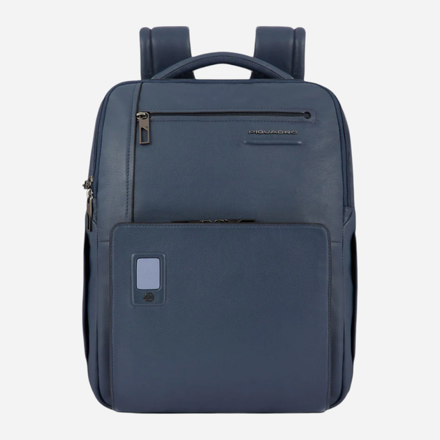 Plecak męski miejski skórzany A4 Piquadro CA4818AO/BLU Niebieski (800070258523) - obraz 1