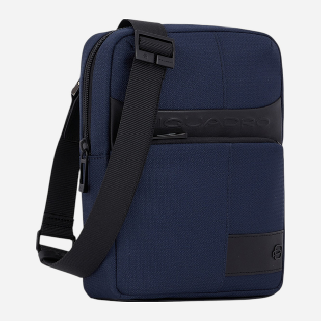 Сумка планшет через плече чоловіча тканинна Piquadro CA3084W129/BLU Синя (800070308098) - зображення 3