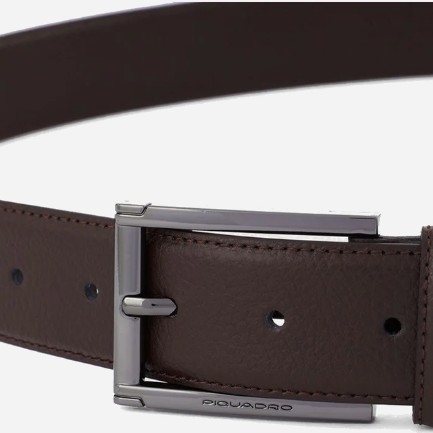 Męski pasek skórzany Piquadro CU5927MOS/M 125 cm Brązowy (800070346351) - obraz 3
