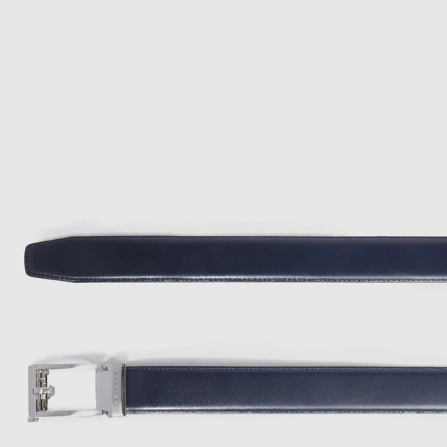 Męski pasek skórzany Piquadro CU6712C110/BLU 125 cm niebieski (800070334813) - obraz 2