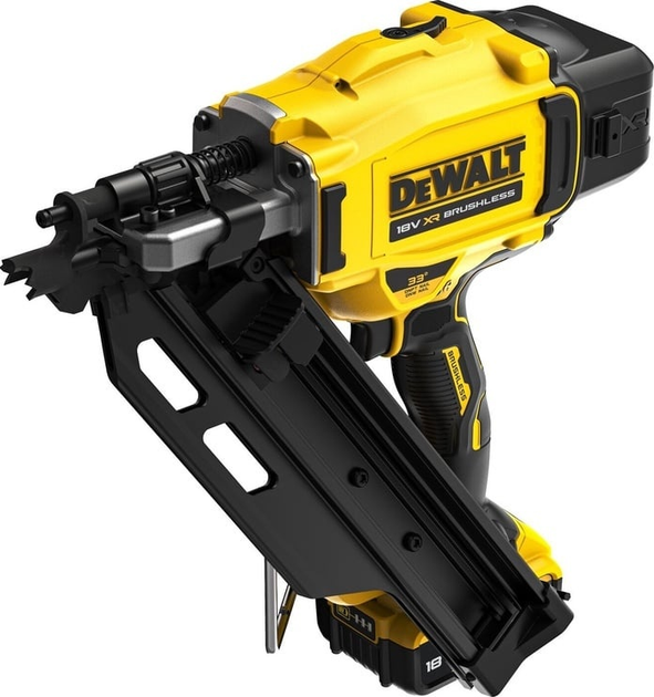 Акумуляторний цвяхозабивач DeWalt DCN930P2-QW для каркасних конструкцій 33° з акумулятором 5Ah (5902013967903) - зображення 2