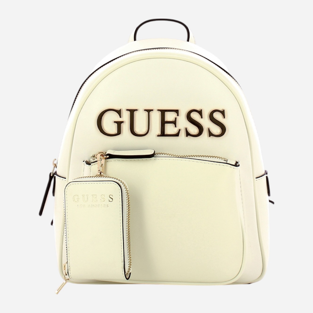 Рюкзак жіночий зі штучної шкіри Guess Beacon HFVG9035300 CRE Білий (800070346619) - зображення 1