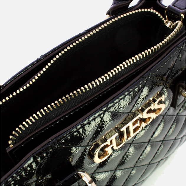 Torebka crossbody damska mała Guess Araitz HWARAZP1504 BLA Czarna (800070346617) - obraz 5