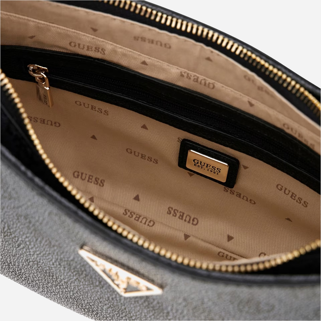 Torebka bagietka damska Guess Noelle HWBG9672180 CLO Czarna (800070344320) - obraz 3