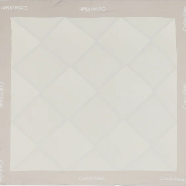 Chustka damska Calvin Klein Quilt K60K611710-PC4 Mleczna (800070316824) - obraz 3