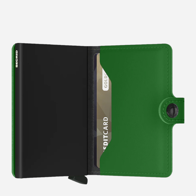 Portfel skórzany RFID Secrid Mm Zielony (800070325939) - obraz 2