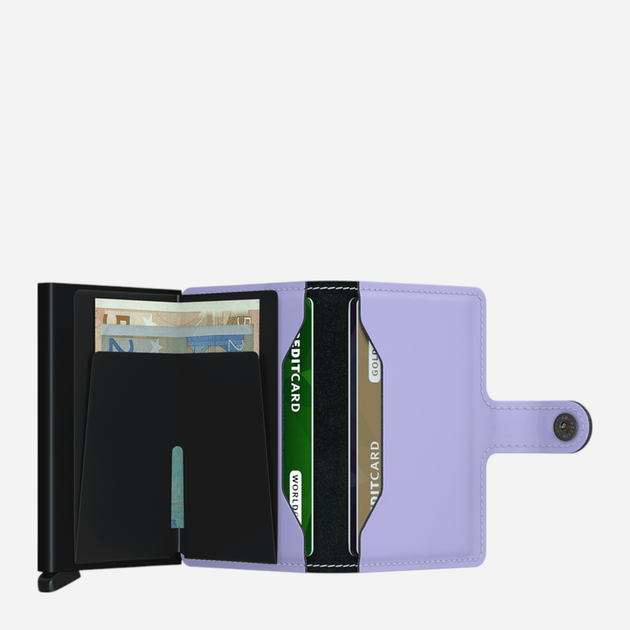 Portfel skórzany RFID Secrid Mm Lilowy (800070154647) - obraz 2