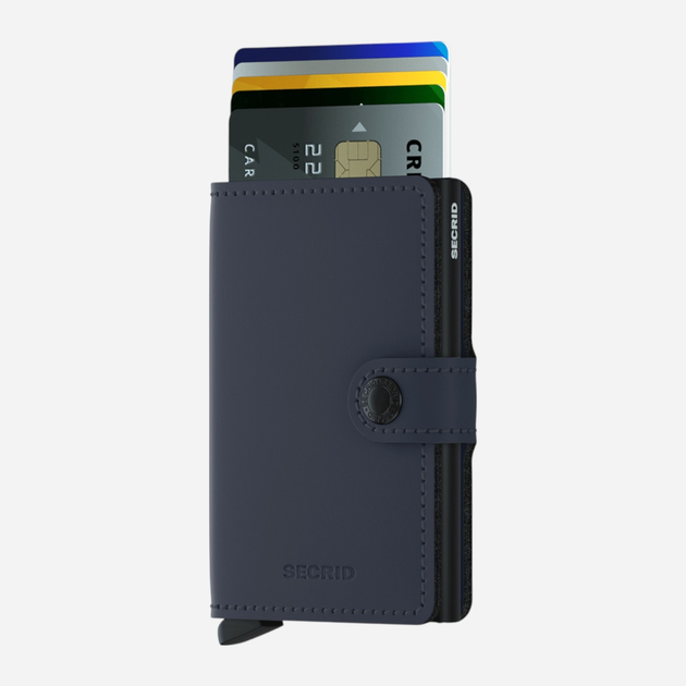 Portfel skórzany RFID Secrid Mm Granatowy (800070122346) - obraz 3