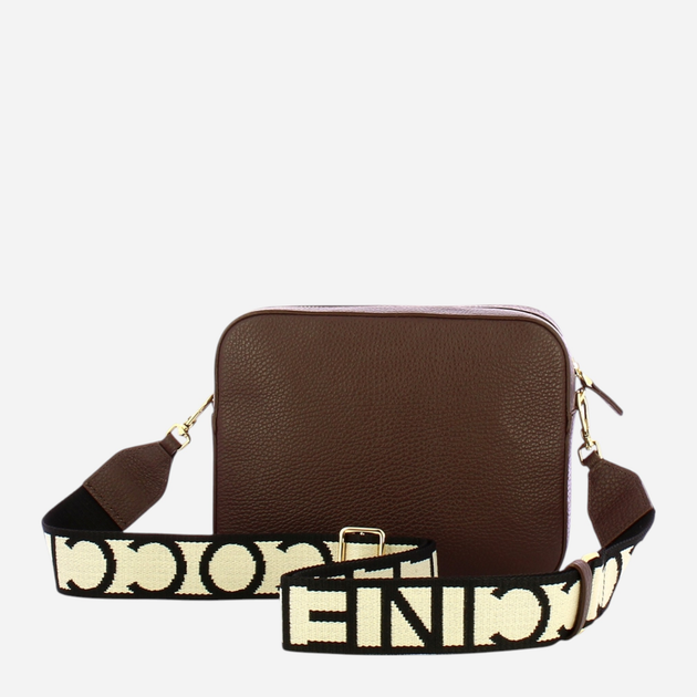 Torebka crossbody damska ze skóry naturalnej mała Coccinelle Tebe E5MN555M301 W20 Brązowa (800070345928) - obraz 2