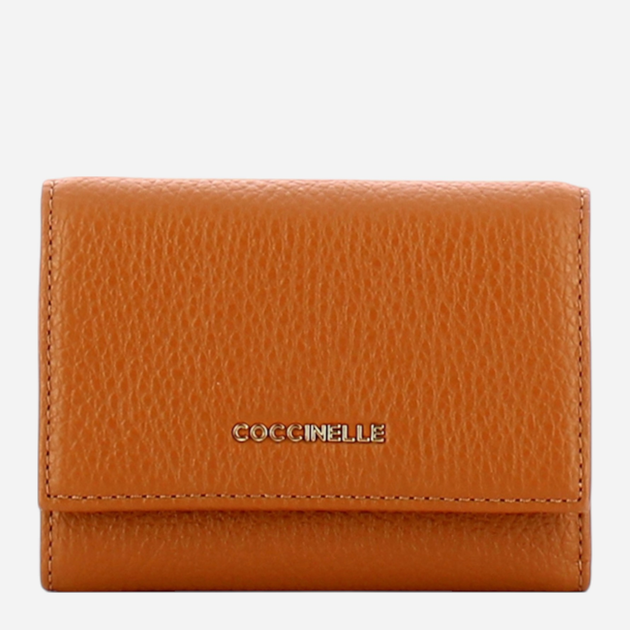 Portfel damski skórzany Coccinelle Metallic Soft E2MW511F001 W12 Brązowy (800070347977) - obraz 1