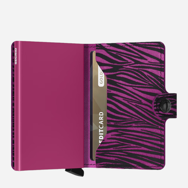 Гаманець шкіряний Secrid Zebra Mze Рожевий (800070334149) - зображення 2