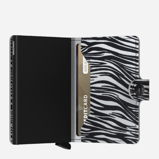Гаманець шкіряний Secrid Zebra Mze Сірий (800070334150) - зображення 3