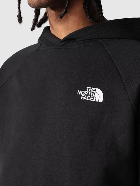 Худі чоловіче The North Face M Raglan Redbox NF0A2ZWUKY41 L Чорне (800070313558) - зображення 5