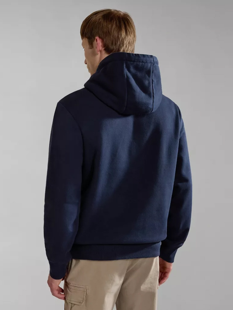 Bluza męska z kapturem Napapijri B-Ayas NP0A4GJA1761003 S Niebieska (800070311881) - obraz 2