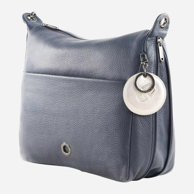 Torebka hobo damska ze skóry naturalnej Mandarina Duck Mellow P10FZT49 08Q Niebieska (800070341069) - obraz 4