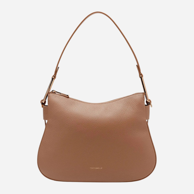Torebka crossbody damska ze skóry naturalnej Coccinelle E1PQR130201 N71 Brązowa (800070338257) - obraz 1