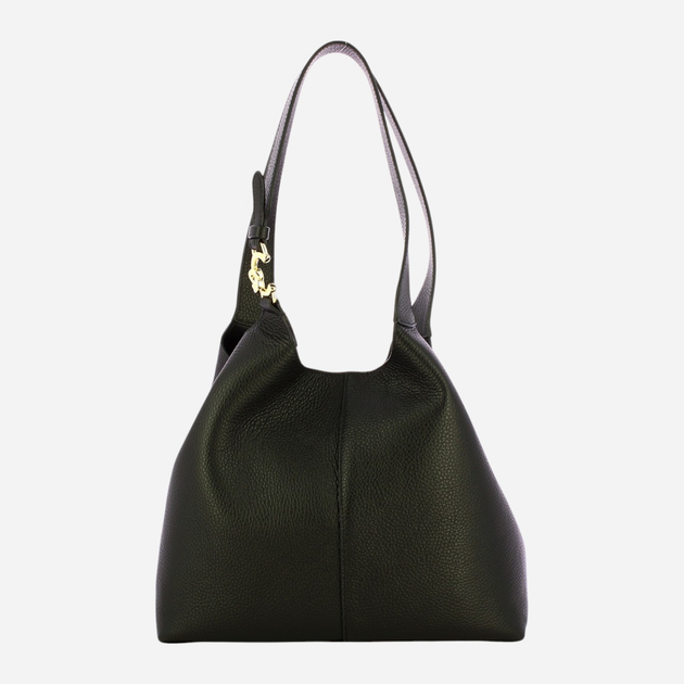 Сумка жіноча з натуральної шкіри середня Coccinelle C-Easy E1SHA110201 001 Чорна (800070345897) - зображення 1