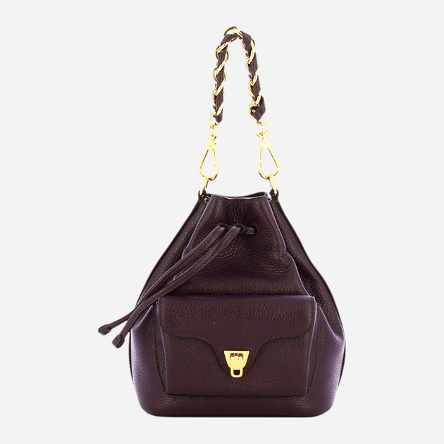 Torebka crossbody damska ze skóry naturalnej mała Coccinelle Beat E1TFK230301 V87 Fioletowa (800070345916) - obraz 1