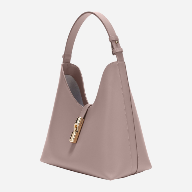 Torebka damska ze skóry naturalnej Furla Goccia WB01499BX3104MA2001007 Różowa (800070344711) - obraz 4