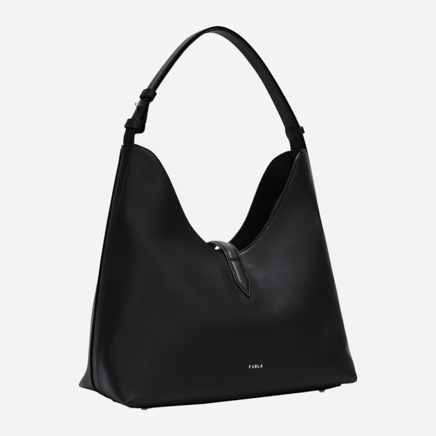 Сумка жіноча з натуральної шкіри середня Furla Goccia WB01499BX3104O60001007 Чорна (800070331252) - зображення 3
